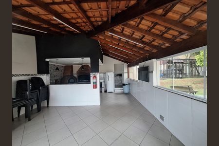 Área comum - Churrasqueira de apartamento à venda com 2 quartos, 49m² em Parque Erasmo Assunção, Santo André
