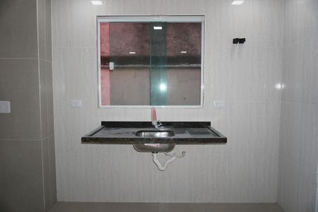 Sala/Cozinha de apartamento para alugar com 1 quarto, 40m² em Jardim Castilho, Embu das Artes