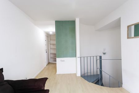 sala  de apartamento à venda com 1 quarto, 40m² em Vila Andrade, São Paulo