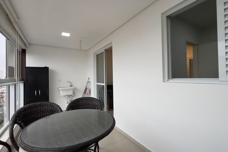 Varanda e Área de Serviço de apartamento para alugar com 1 quarto, 37m² em Vila Galvão, Guarulhos