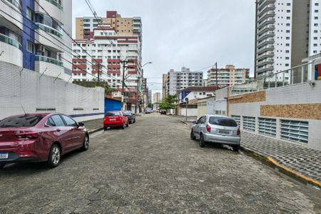 Vista da Rua de casa de condomínio para alugar com 2 quartos, 40m² em Guilhermina, Praia Grande