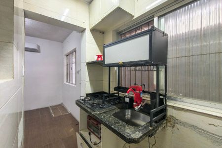 Cozinha  de casa de condomínio para alugar com 2 quartos, 40m² em Guilhermina, Praia Grande