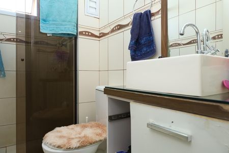 Banheiro de apartamento para alugar com 2 quartos, 49m² em Jardim Norma, São Paulo