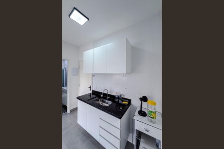 Cozinha de kitnet/studio para alugar com 1 quarto, 32m² em Vila Mariana, São Paulo