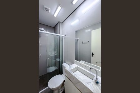 Banheiro de kitnet/studio para alugar com 1 quarto, 32m² em Vila Mariana, São Paulo