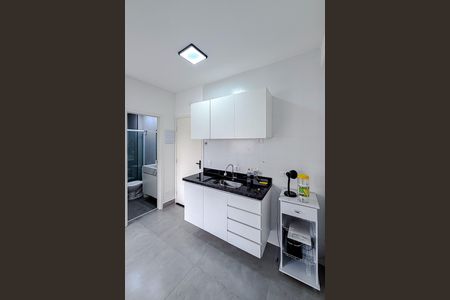 Cozinha de kitnet/studio para alugar com 1 quarto, 32m² em Vila Mariana, São Paulo