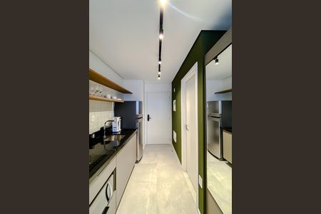 Cozinha de kitnet/studio à venda com 1 quarto, 25m² em Vila Regente Feijó, São Paulo