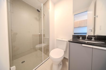 Studio para alugar com 20m², 1 quarto e sem vaga Studio para alugar com 20m², 1 quarto e sem vagaBanheiro