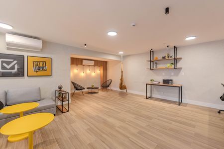 Studio para alugar com 20m², 1 quarto e sem vaga Studio para alugar com 20m², 1 quarto e sem vagaÁrea comum - Salão de festas