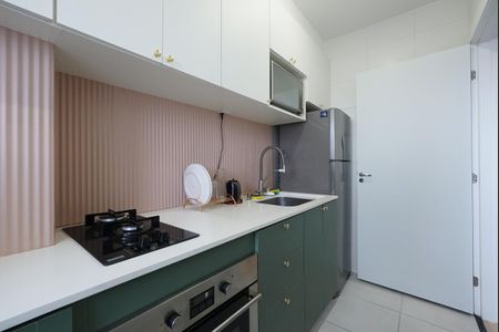 Cozinha de kitnet/studio para alugar com 1 quarto, 27m² em Vila Dom Pedro I, São Paulo