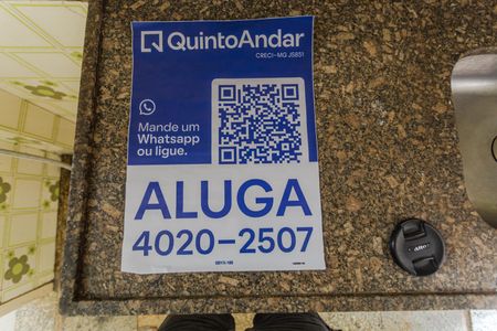 Placa de apartamento para alugar com 3 quartos, 92m² em Cruzeiro, Belo Horizonte