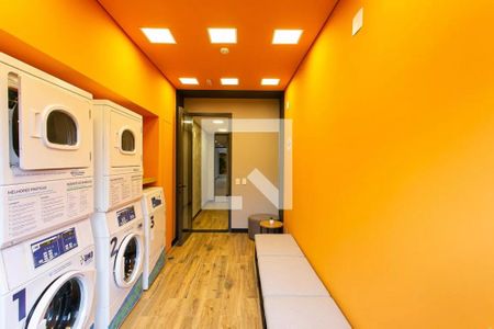Studio para alugar com 50m², 1 quarto e sem vaga Studio para alugar com 50m², 1 quarto e sem vagaÁrea Comum - Lavanderia