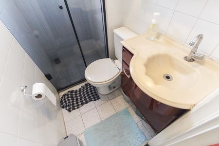 Banheiro de apartamento para alugar com 2 quartos, 48m² em Vila Carmosina, São Paulo