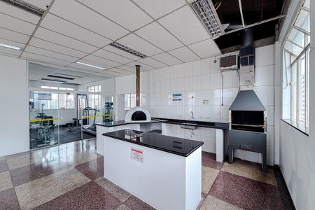 Área comum - Churrasqueira de kitnet/studio para alugar com 1 quarto, 50m² em Ipiranga, São Paulo