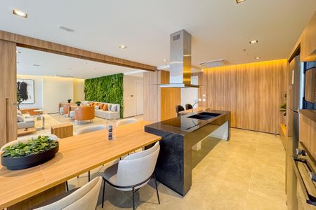 Studio para alugar com 25m², 1 quarto e sem vaga Studio para alugar com 25m², 1 quarto e sem vagaEspaço Gourmet