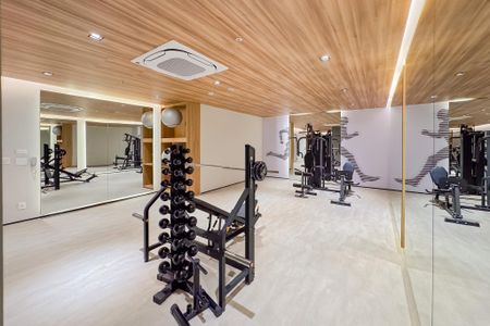 Studio para alugar com 25m², 1 quarto e sem vaga Studio para alugar com 25m², 1 quarto e sem vagaAcademia