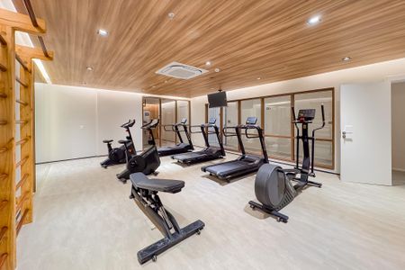 Studio para alugar com 25m², 1 quarto e sem vaga Studio para alugar com 25m², 1 quarto e sem vagaAcademia