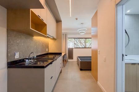 Studio para alugar com 25m², 1 quarto e sem vaga Studio para alugar com 25m², 1 quarto e sem vagaCozinha