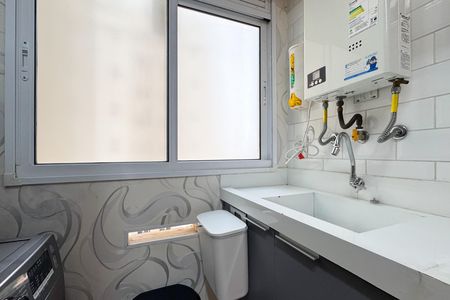 Área de Serviço de apartamento para alugar com 2 quartos, 54m² em Jardim Olavo Bilac, São Bernardo do Campo