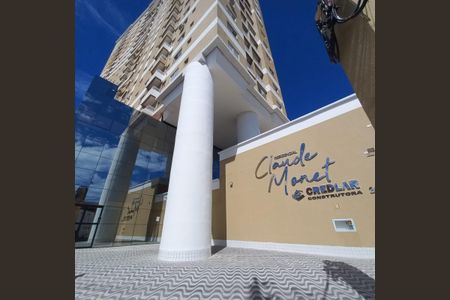 Fachada do Prédio de apartamento para alugar com 2 quartos, 46m² em Parque Sao Vicente, São Vicente
