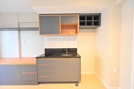 Cozinha de apartamento para alugar com 1 quarto, 46m² em Vila Clementino, São Paulo