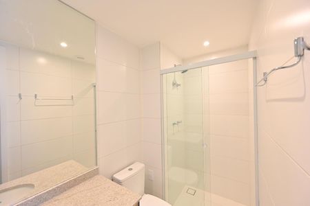 Banheiro Social de apartamento para alugar com 1 quarto, 46m² em Vila Clementino, São Paulo