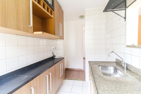 Cozinha de apartamento para alugar com 2 quartos, 43m² em Jardim Lourdes, Ferraz de Vasconcelos