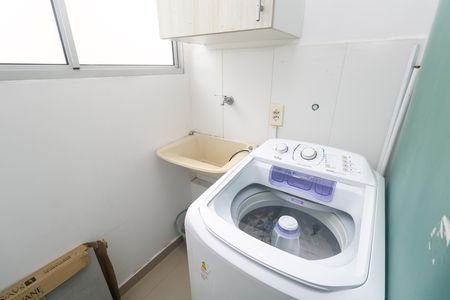 Área de Serviço de apartamento para alugar com 2 quartos, 50m² em Vila Homero Thon, Santo André