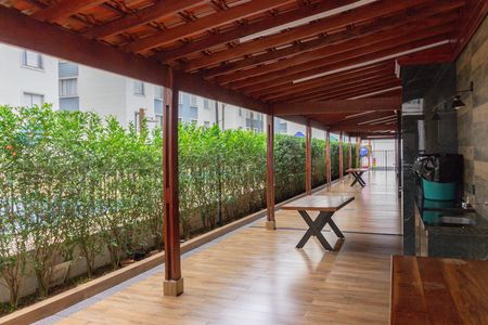 Área comum - Churrasqueira de apartamento para alugar com 3 quartos, 49m² em Vila Miriam, São Paulo