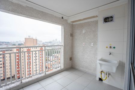 Varanda da Sala de apartamento à venda com 2 quartos, 43m² em Vila Monumento, São Paulo