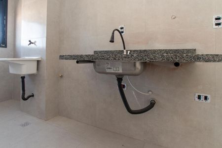 Apartamento à venda com 44m², 2 quartos e 1 vagaCozinha e Área de Serviço