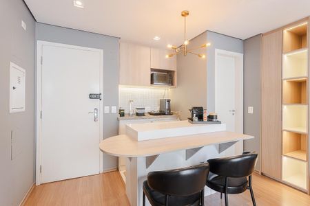Cozinha de kitnet/studio para alugar com 1 quarto, 32m² em Jardim Paulista, São Paulo