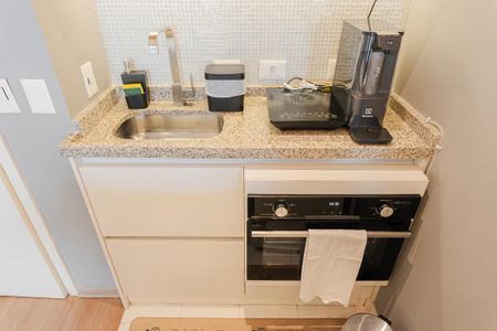Cozinha de kitnet/studio para alugar com 1 quarto, 32m² em Jardim Paulista, São Paulo