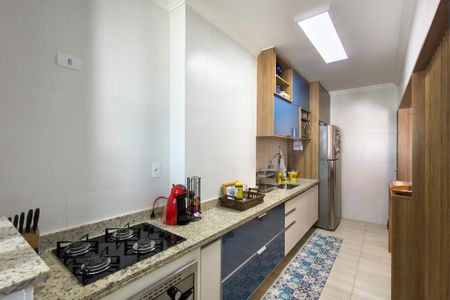 Cozinha de apartamento para alugar com 2 quartos, 100m² em Vila Caiçara, Praia Grande