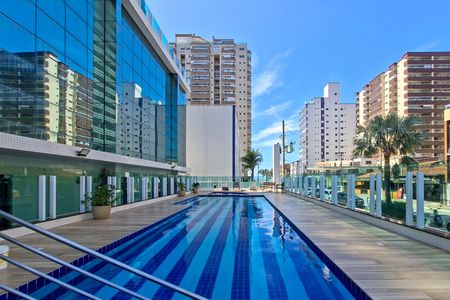 Área comum - Piscina de apartamento para alugar com 2 quartos, 100m² em Vila Caiçara, Praia Grande