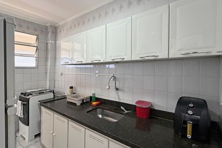 Cozinha e Área de Serviço de apartamento para alugar com 1 quarto, 51m² em Gonzaga, Santos