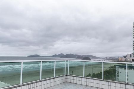 Área comum - Churrasqueira de apartamento para alugar com 1 quarto, 51m² em Gonzaga, Santos