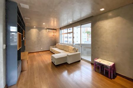 Sala de apartamento para alugar com 3 quartos, 122m² em São Pedro, Belo Horizonte