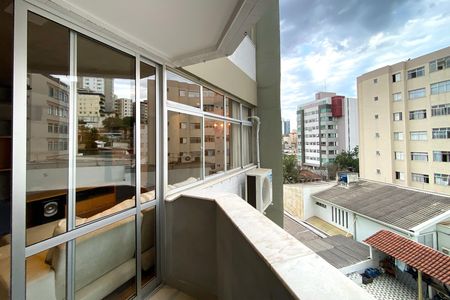Varanda da Sala de apartamento para alugar com 3 quartos, 122m² em São Pedro, Belo Horizonte