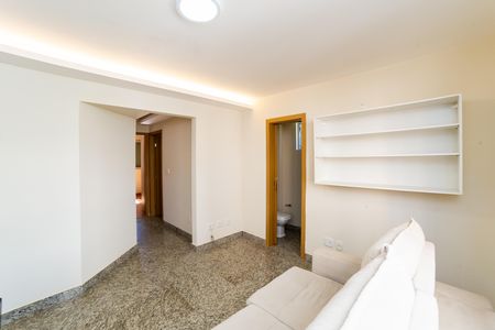 Sala de apartamento para alugar com 2 quartos, 55m² em Serra, Belo Horizonte