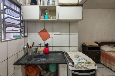 Cozinha  de casa de condomínio para alugar com 0 quarto, 30m² em Vila Tupi, Praia Grande