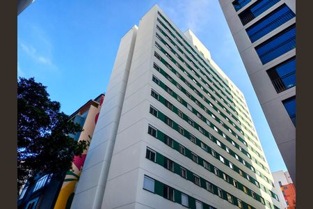 Fachada do Prédio de kitnet/studio para alugar com 1 quarto, 27m² em Vila Buarque, São Paulo