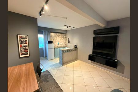Studio para alugar com 29m², 1 quarto e sem vaga Studio para alugar com 29m², 1 quarto e sem vagaQuarto/Cozinha