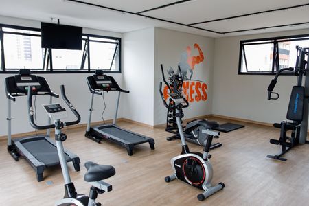 Área comum - Academia de apartamento para alugar com 1 quarto, 35m² em Centro, Osasco