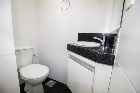 Apartamento para alugar com 80m², 2 quartos e 1 vagaBanheiro da suite 