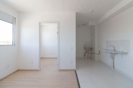 Sala - Cozinha de apartamento para alugar com 2 quartos, 37m² em Jardim Gilda Maria, São Paulo