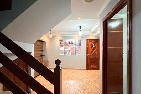 Sala de casa de condomínio para alugar com 3 quartos, 77m² em Jardim das Quatro Marias, São Bernardo do Campo