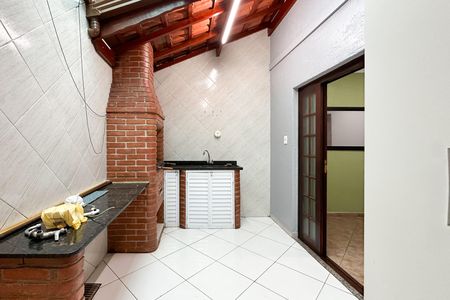 Área gourmet de casa de condomínio para alugar com 3 quartos, 77m² em Jardim das Quatro Marias, São Bernardo do Campo