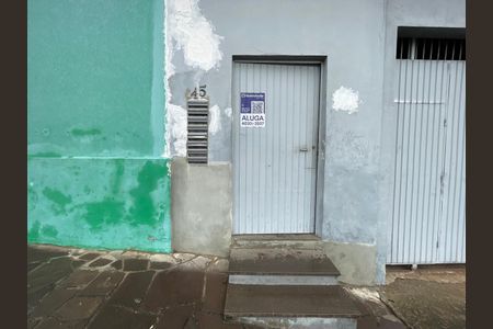 Placa instalada em 24/07/2026 com o código HUCG-129 de kitnet/studio para alugar com 1 quarto, 28m² em Feitoria, São Leopoldo