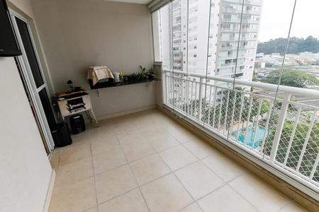 Varanda da Sala de apartamento para alugar com 2 quartos, 110m² em Jardim Vazani, São Paulo